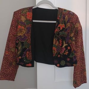 Bedazzled jacket shirt